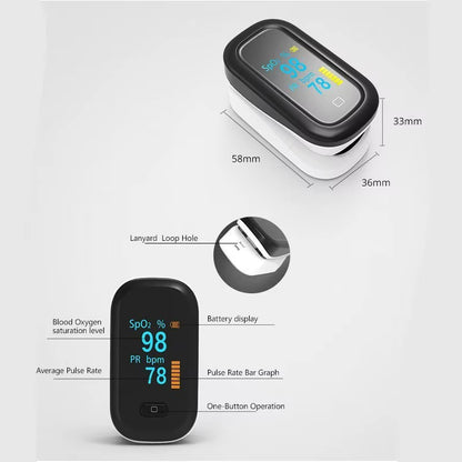 Finger-Pulsoximeter - SpO2 & Puls