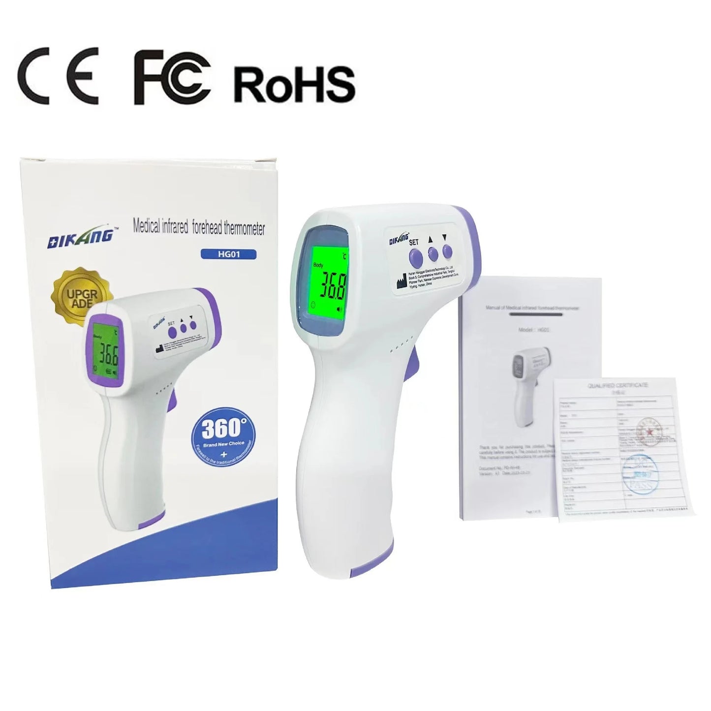 Infrarot Fieberthermometer - Kontaktlos & Digital